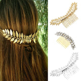 Penelope Grecian Leaf Hair Comb - Hair Accessories for Weddings