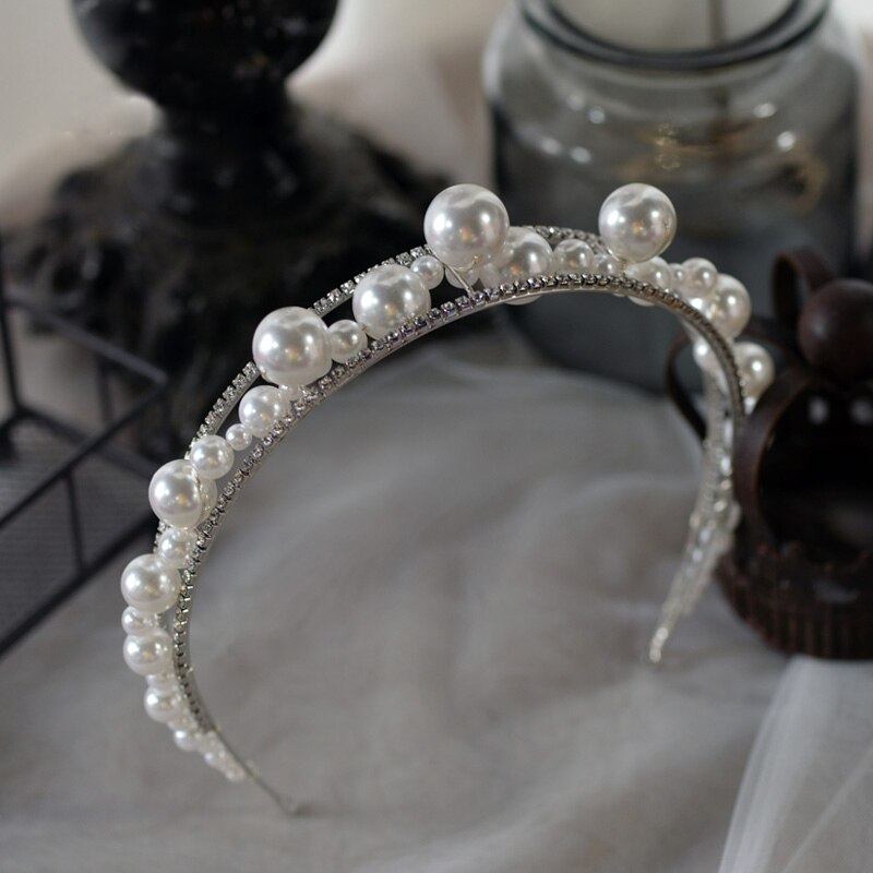 Pearl & Crystal Headband Wedding Hair Accessory