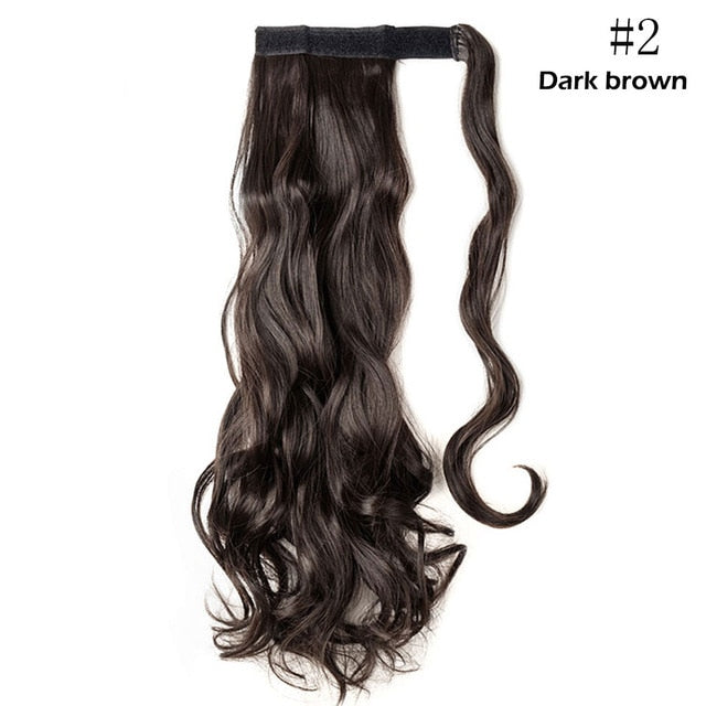Sadie Synthetic Clip In Wrap Around Ponytail Hair Extension