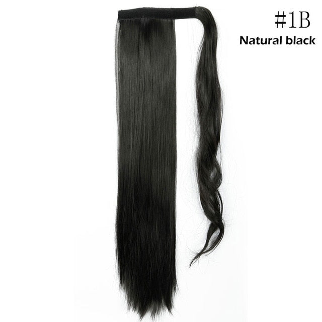 Synthetic Clip In Wrap Around Ponytail Hair Extension
