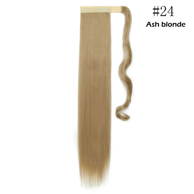 Synthetic Clip In Wrap Around Ponytail Hair Extension