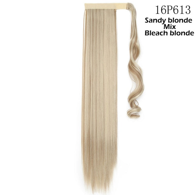 Sadie Synthetic Clip In Wrap Around Ponytail Hair Extension