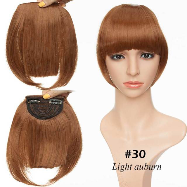 Best Clip In Fringe Blunt Bangs UK - Hair Accessories