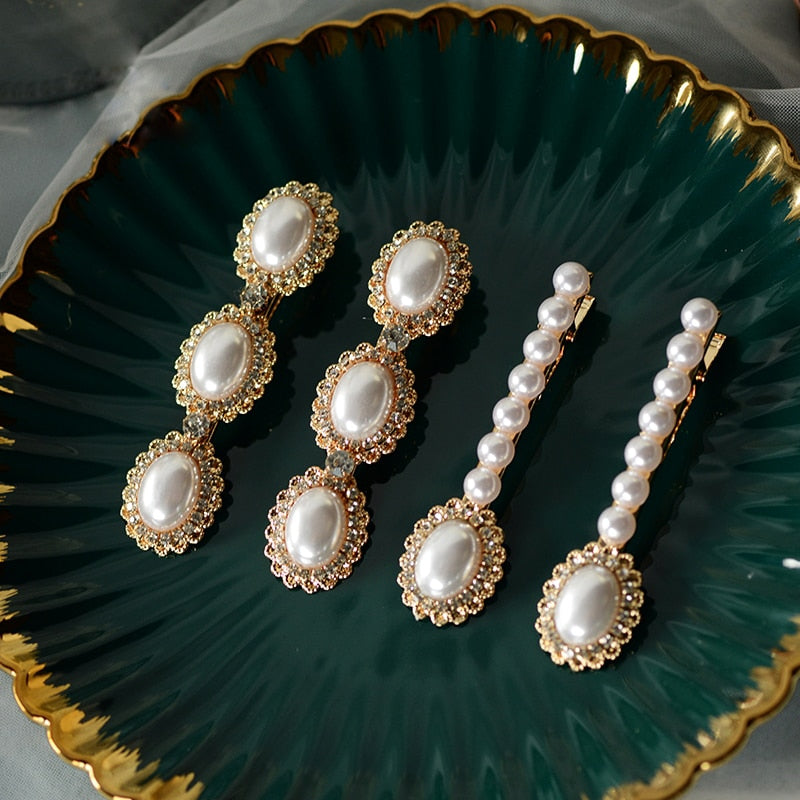 pearl hair pins hair pieces for brides
